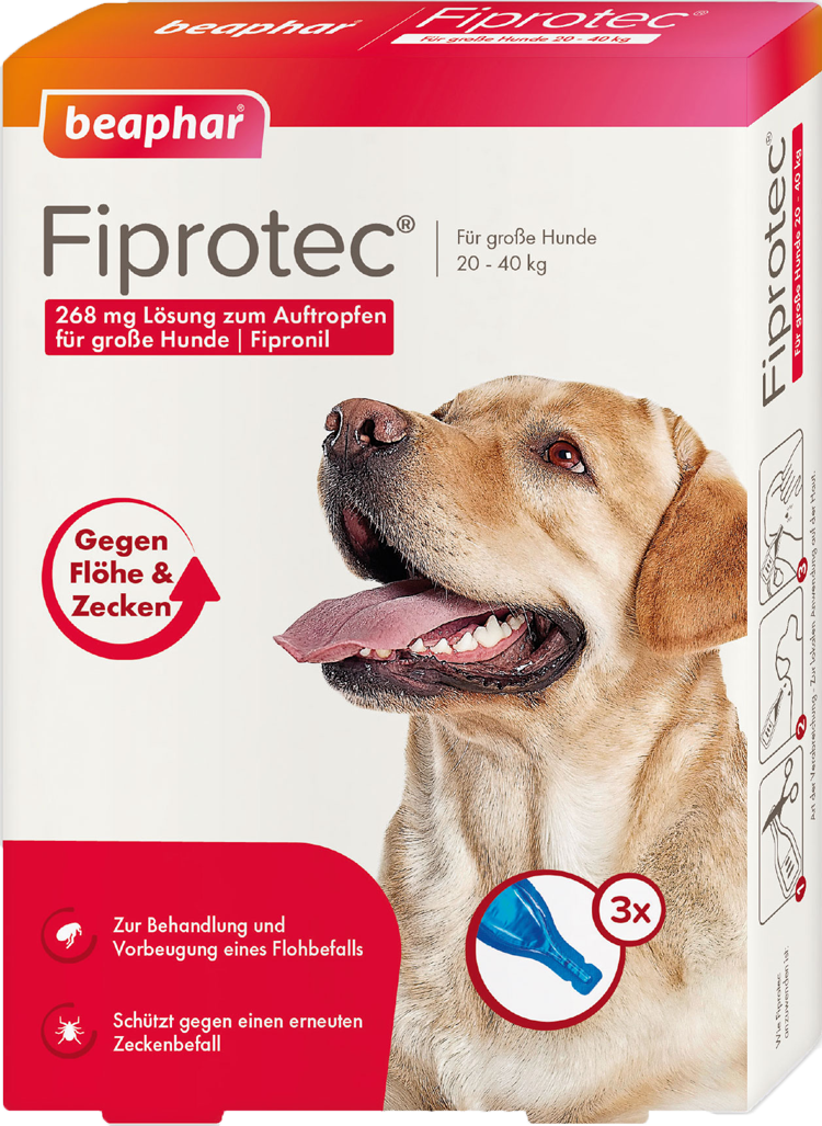 Produktbild beaphar Fiprotec für Hunde
