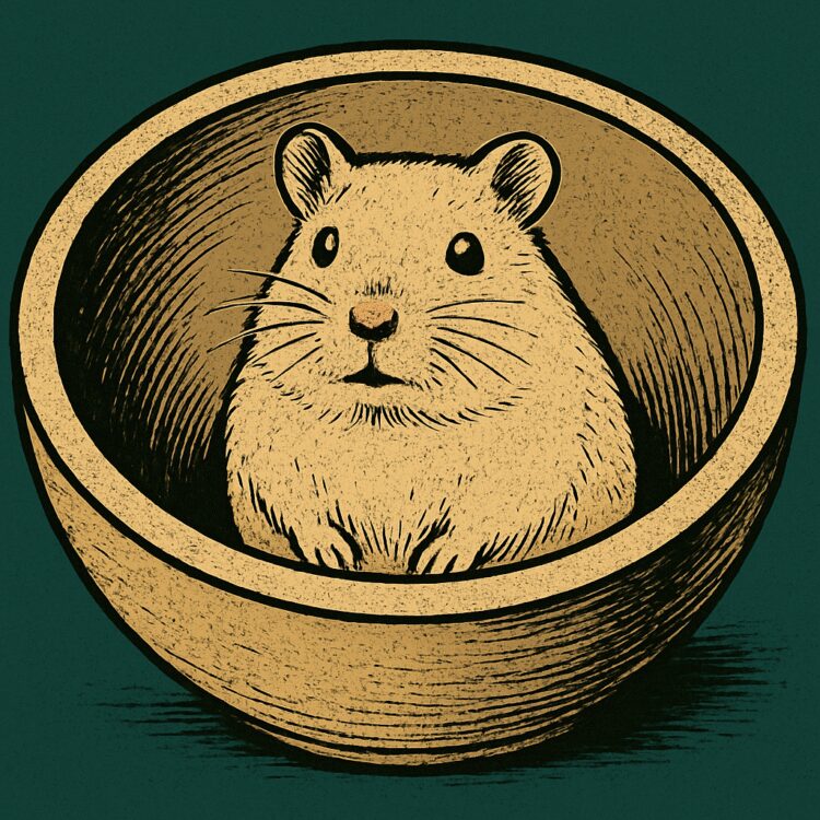 Hamster in Schale