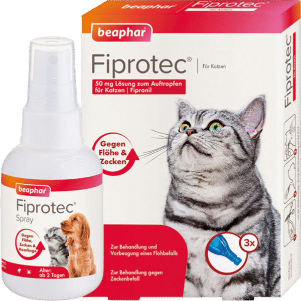 Produktbild beaphar Fiprotec für Katzen