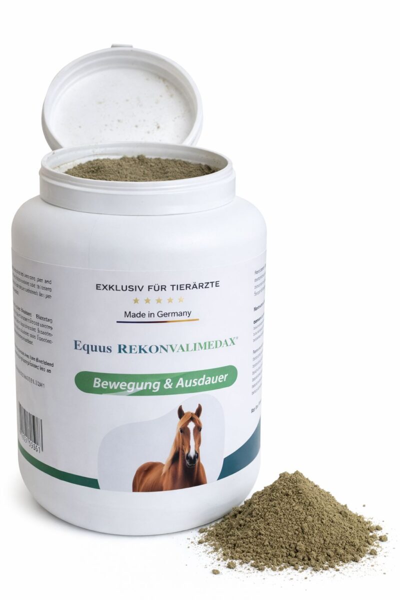 LACsell - Equus Rekonvalimedax, offene Dose mit Pulver