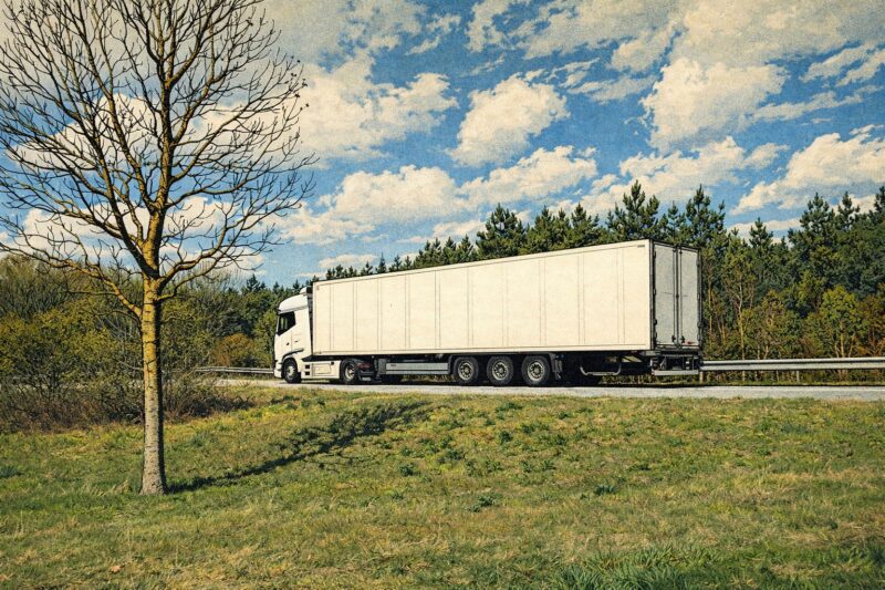 LKW auf der Straße
